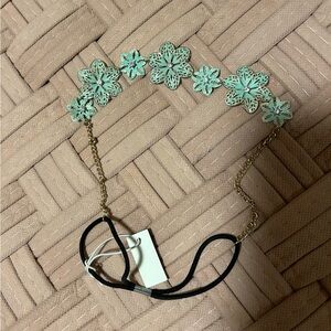 NWT floral mint green headband